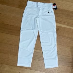 Youth boys large white Nike baseball pants.  New with tags.